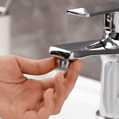 Aquaflex - 360° Draaiend Kraanopzetstuk