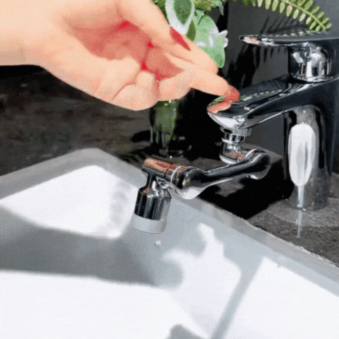 Aquaflex - 360° Draaiend Kraanopzetstuk