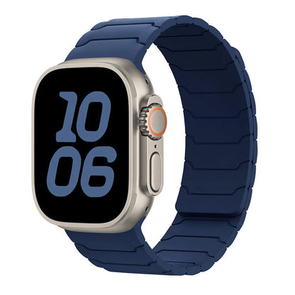Powerhors - Magnetische Siliconen Apple Watch Band