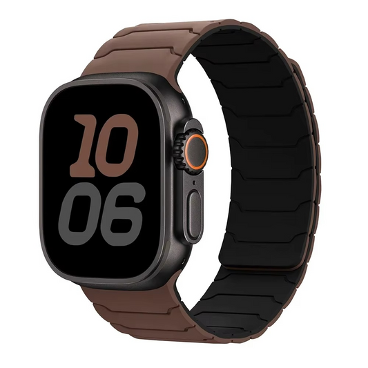 Powerhors - Magnetische Siliconen Apple Watch Band