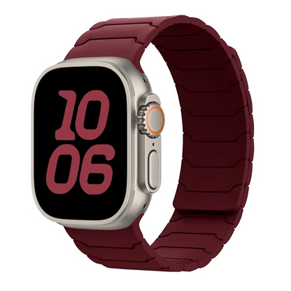 Powerhors - Magnetische Siliconen Apple Watch Band