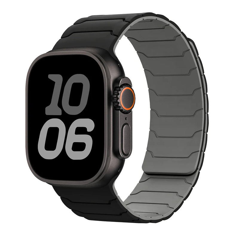 Powerhors - Magnetische Siliconen Apple Watch Band