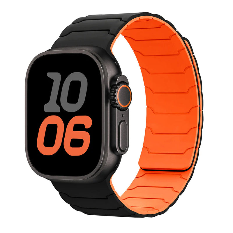 Powerhors - Magnetische Siliconen Apple Watch Band